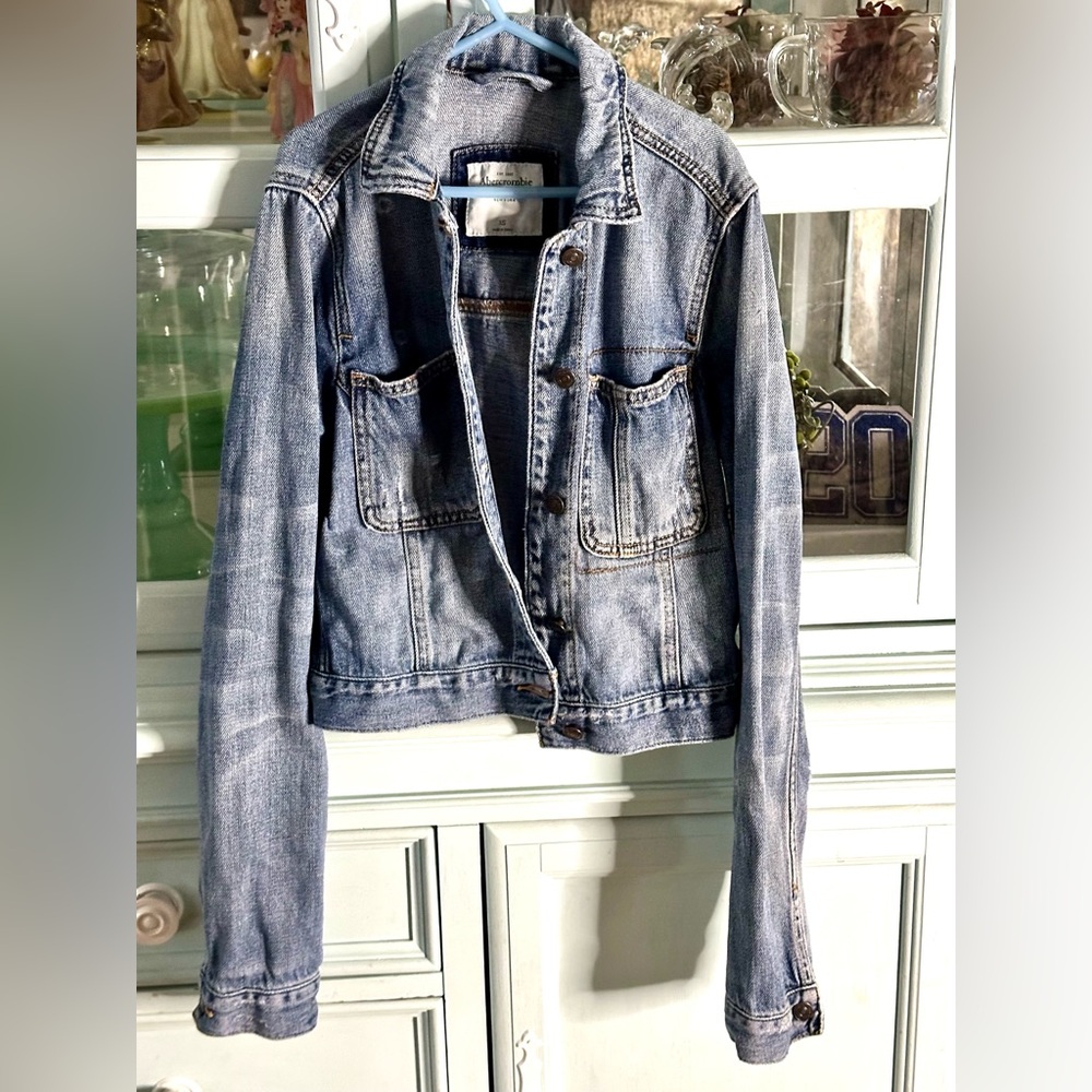 Abercrombie & Fitch Light Blue Jean Jacket